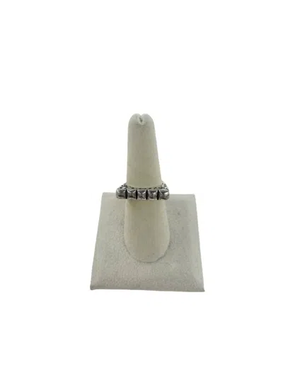 Dian Malouf Women's Sterling Silver Stacking Ring