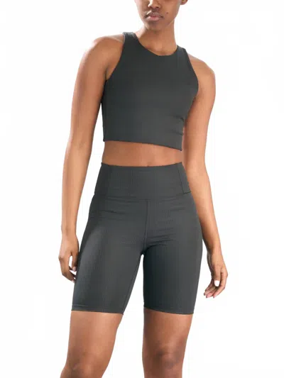 Girlfriend Collective Rib Dylan Bra In Black