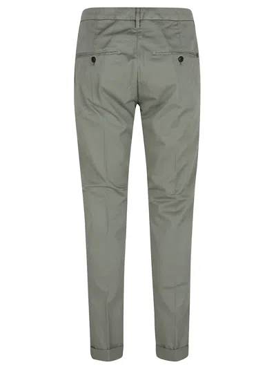 Dondup Belt Loop Casual Pants In Gray