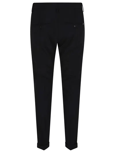 Dondup Belt Loop Casual Pants In Black