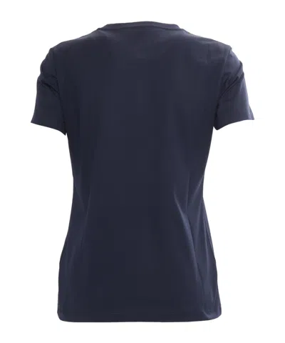 Dondup Embroidered Logo T-shirt In Blue