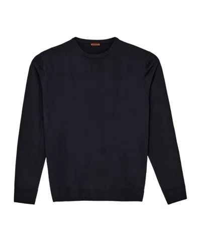 Barena Venezia Crew Neck Long Sleeve Sweater In Blue