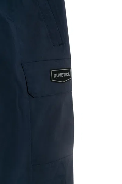 Duvetica Casual Pants With Belt Loops In Blue
