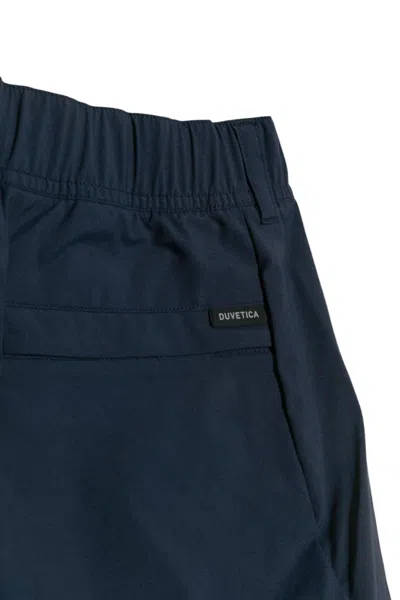 Duvetica Casual Pants With Belt Loops In Blue
