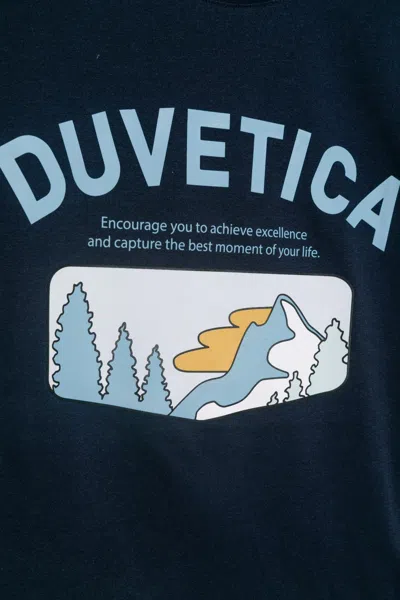 Duvetica Short Sleeve T-shirt In Blue