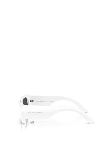Dolce & Gabbana Womens White Dg6187 Rectangle-frame Injected Sunglasses
