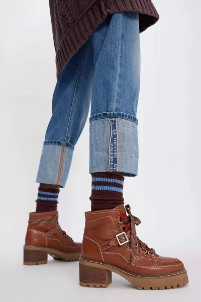 Free People Women's Jasper Hiker Boots In Tan