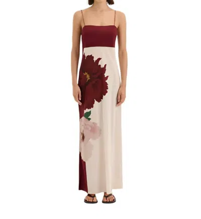 Sir Florian Slip Dress In Wildflower Floral In Multi