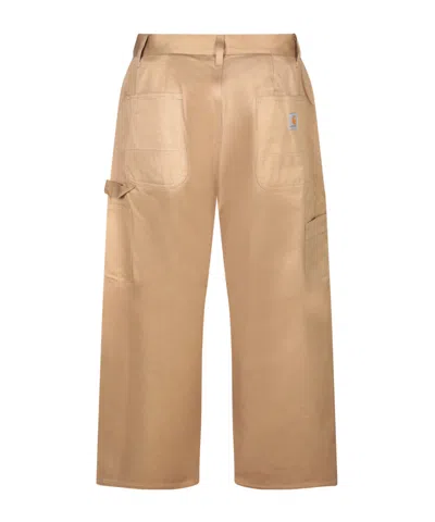 Junya Watanabe Belt Loop Casual Pants In Brown
