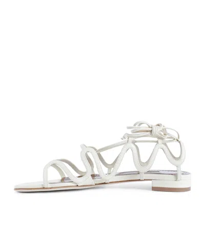 Manolo Blahnik Fawdaflat Flat Sandals