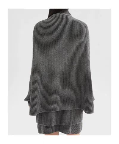 Jil Sander High-neck Ribbed Cape