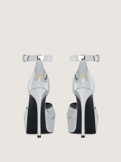 Givenchy 4g Liquid Platform Sandals In Patent Leather