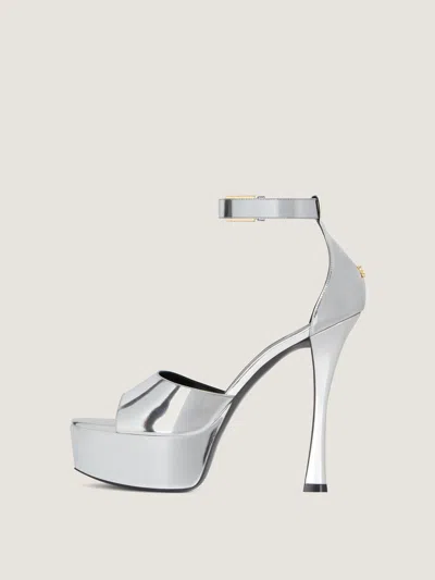 Givenchy 4g Liquid Platform Sandals In Patent Leather
