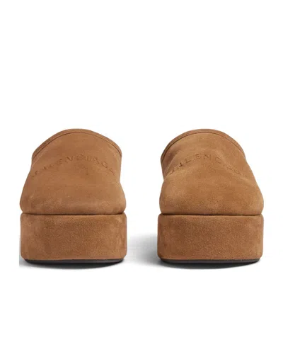 Balenciaga Women's Alaska Soft Platform Mule In Brown/white