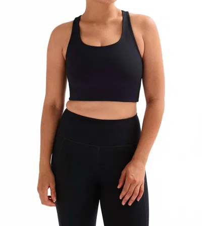 Girlfriend Collective Paloma Bra In Black In Black