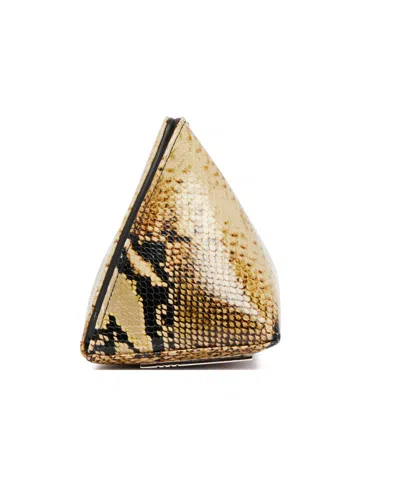 Attico Python-print 8:30pm Oversized Clutch
