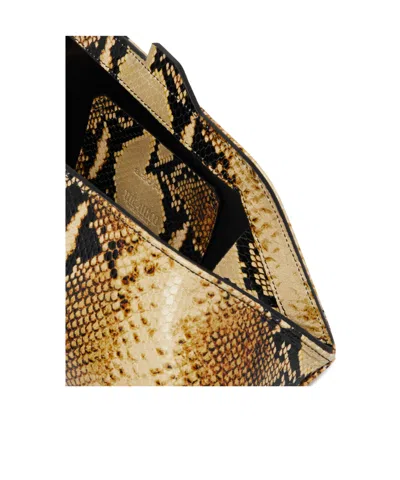 Attico Python-print 8:30pm Oversized Clutch