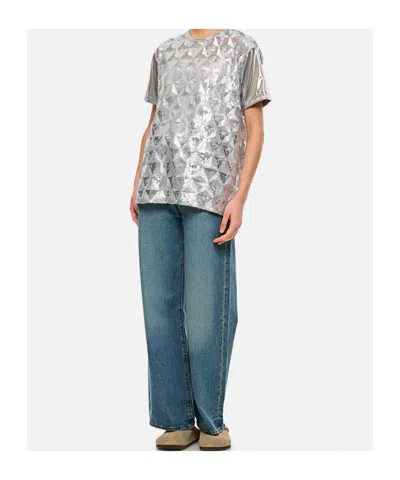 Junya Watanabe Short-sleeved Crewneck T-shirt In Gray