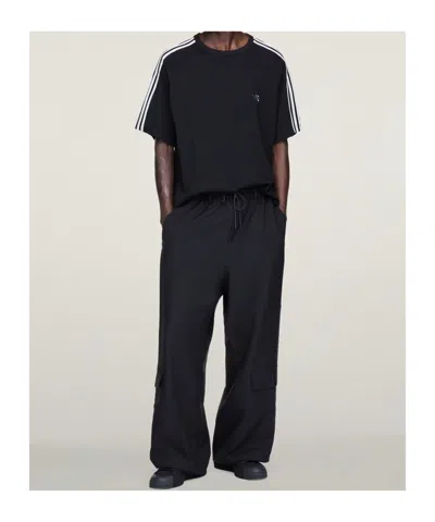 Y-3 Adidas Y 3 Black T Shirt In Wool And Nylon Blend In Black