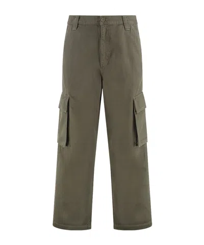 Agolde X Rsvp Gallery Cotton Cargo Trousers In Green