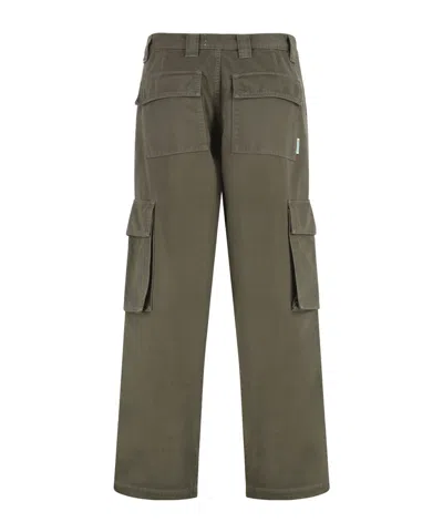 Agolde X Rsvp Gallery Cotton Cargo Trousers In Green