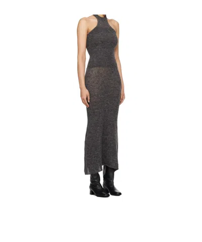 Paloma Wool Halter Neck Dress In Gray