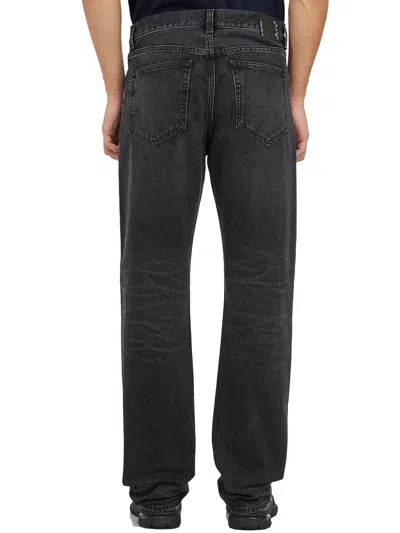 Haikure Straight-leg Cotton Jeans In Black