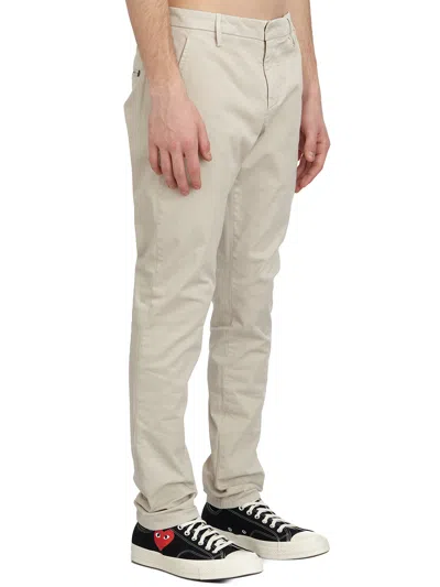 Dondup Cotton Trousers Mod. Gaubert In White