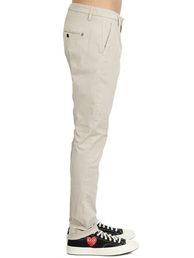 Dondup Cotton Trousers Mod. Gaubert In White