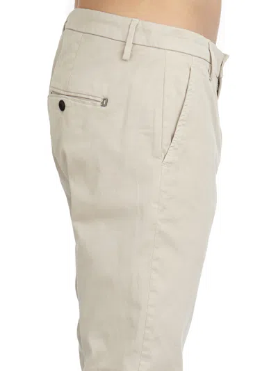Dondup Cotton Trousers Mod. Gaubert In White