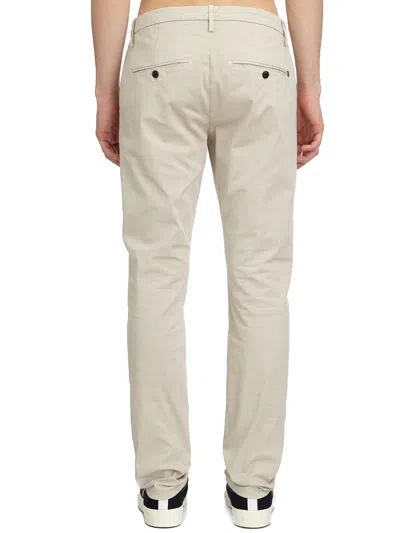 Dondup Cotton Trousers Mod. Gaubert In White