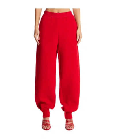 Jil Sander Elasticated Track Pants In Red
