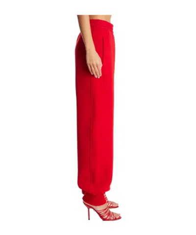 Jil Sander Elasticated Track Pants In Red