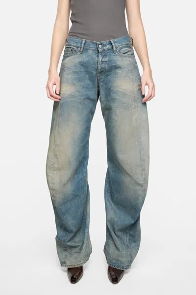 Acne Studios Denim Trousers With Belt Loops