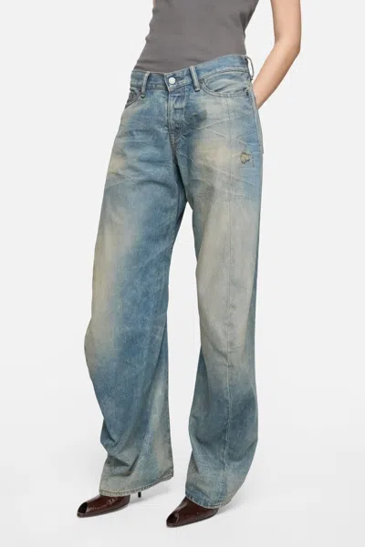 Acne Studios Denim Trousers With Belt Loops