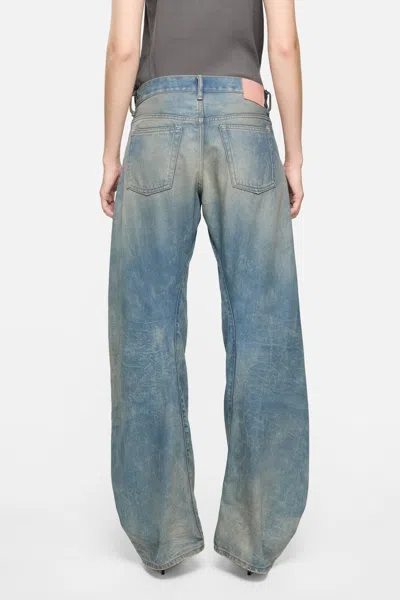 Acne Studios Denim Trousers With Belt Loops