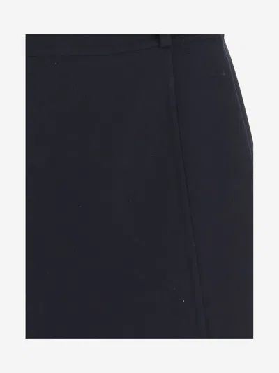 Jil Sander Wool Mini Skirt