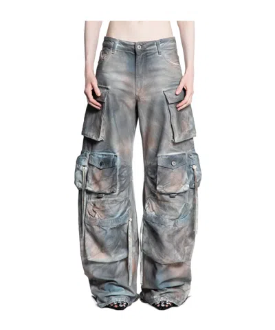 Attico Woman Grey Jeans
