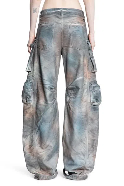 Attico Woman Grey Jeans