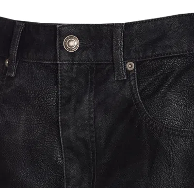 Isabel Marant Étoile Isabel Marant Etoile Black Synthetic Leather Kimmy Mini Skirt In Black