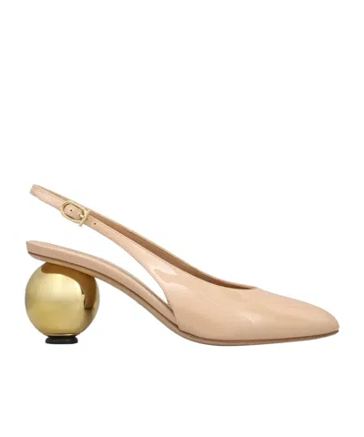 Ferragamo Spherical Heel Slingback Pump