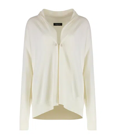 Fabiana Filippi Wool-blend Cardigan In White