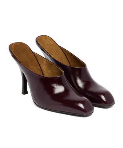 Khaite 100mm Colt Leather Mules