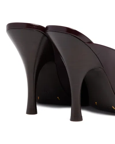 Khaite 100mm Colt Leather Mules