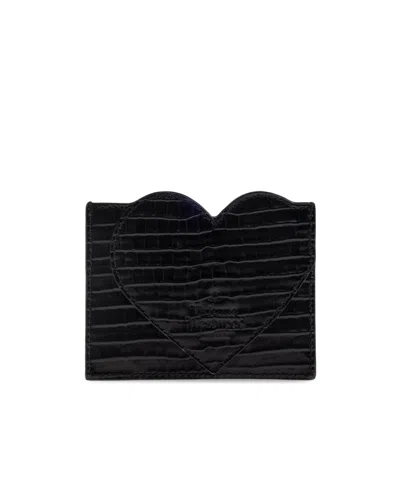 Vivienne Westwood Heart Crocodile-patterned Cardholder