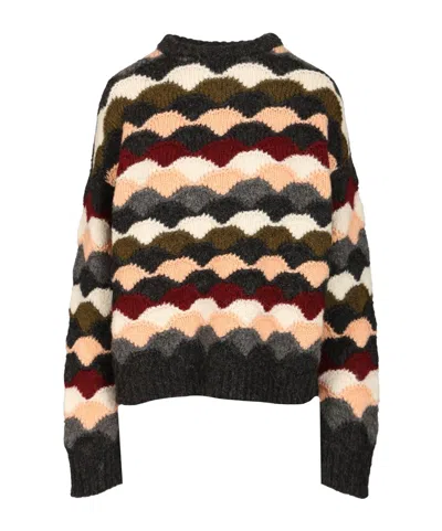 Alanui Shattered Stripes Sweater Knitwear Multicolor