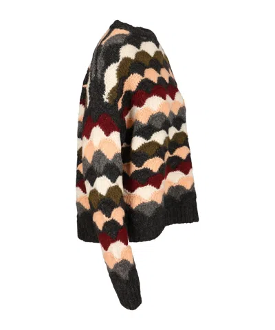 Alanui Shattered Stripes Sweater Knitwear Multicolor