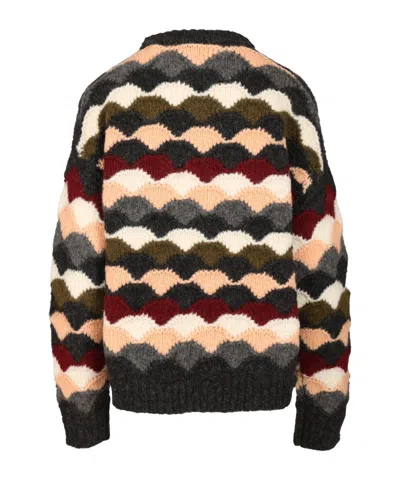 Alanui Shattered Stripes Sweater Knitwear Multicolor