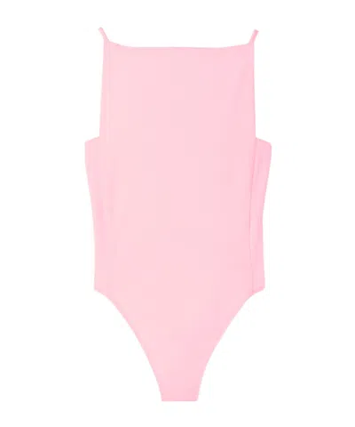 Jacquemus The Sole Swimsuit In Pink