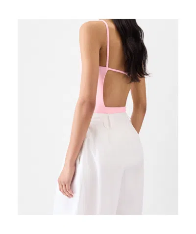 Jacquemus The Sole Swimsuit In Pink